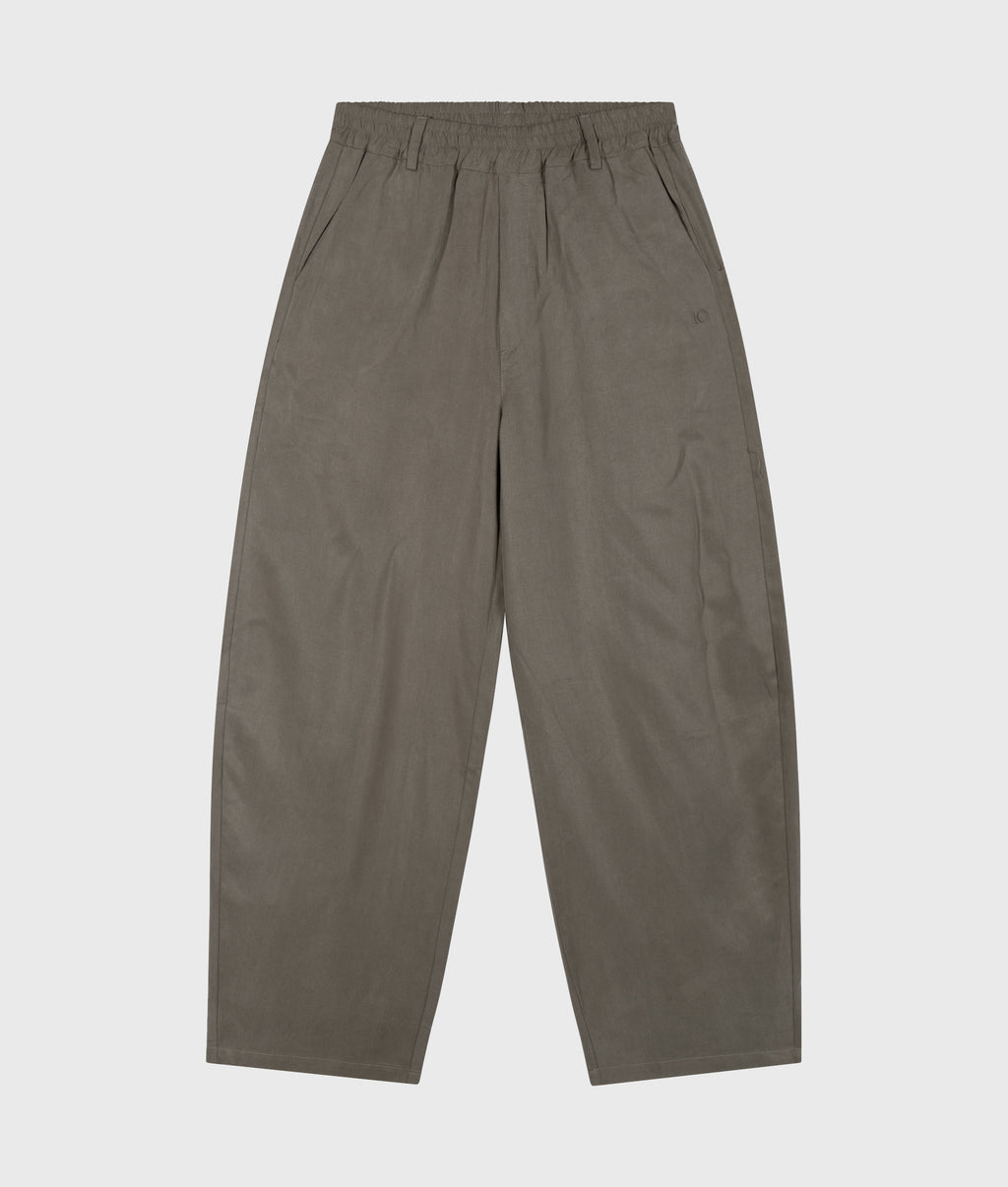 banana pants lyocell | dark fog
