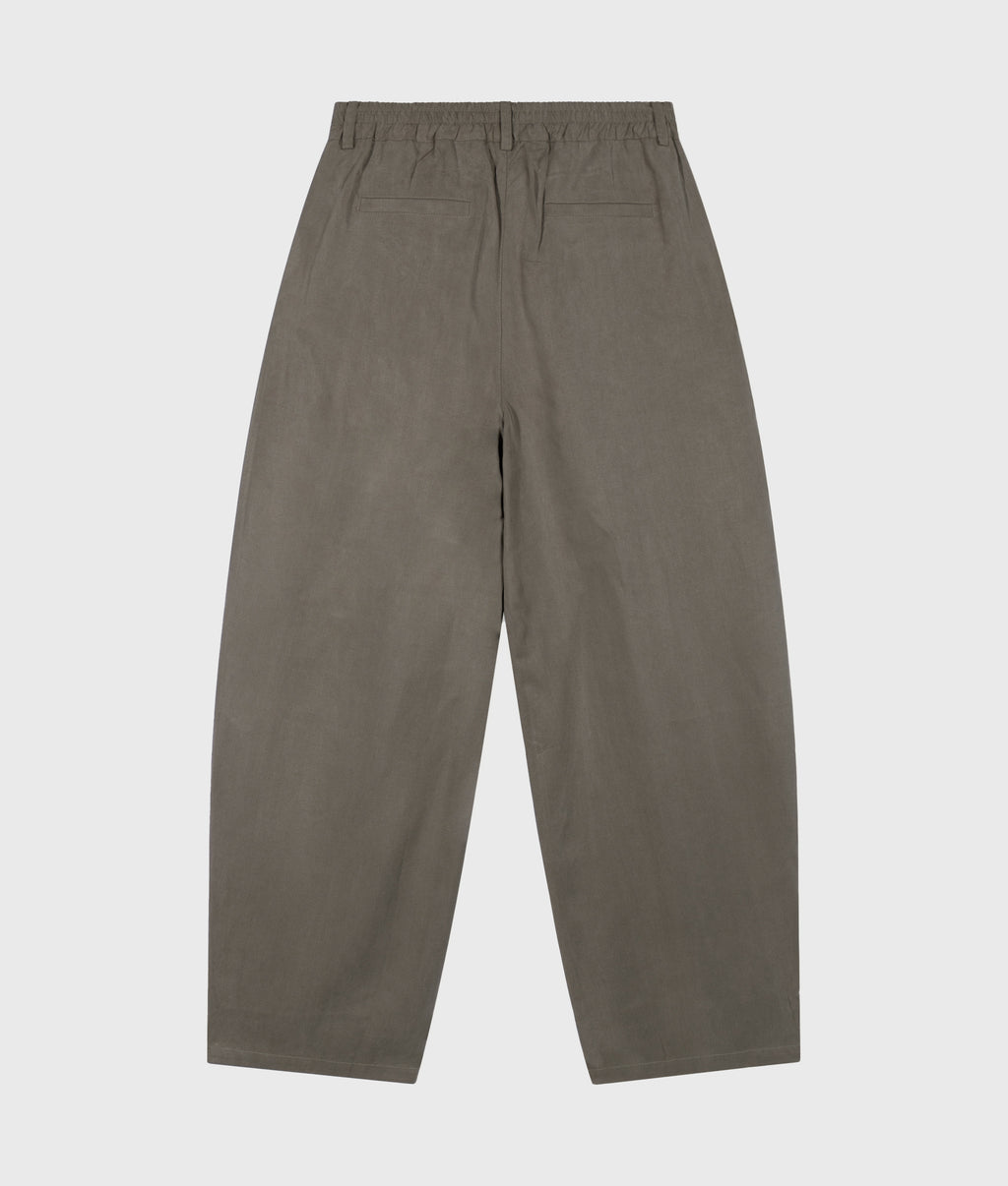 banana pants lyocell | dark fog