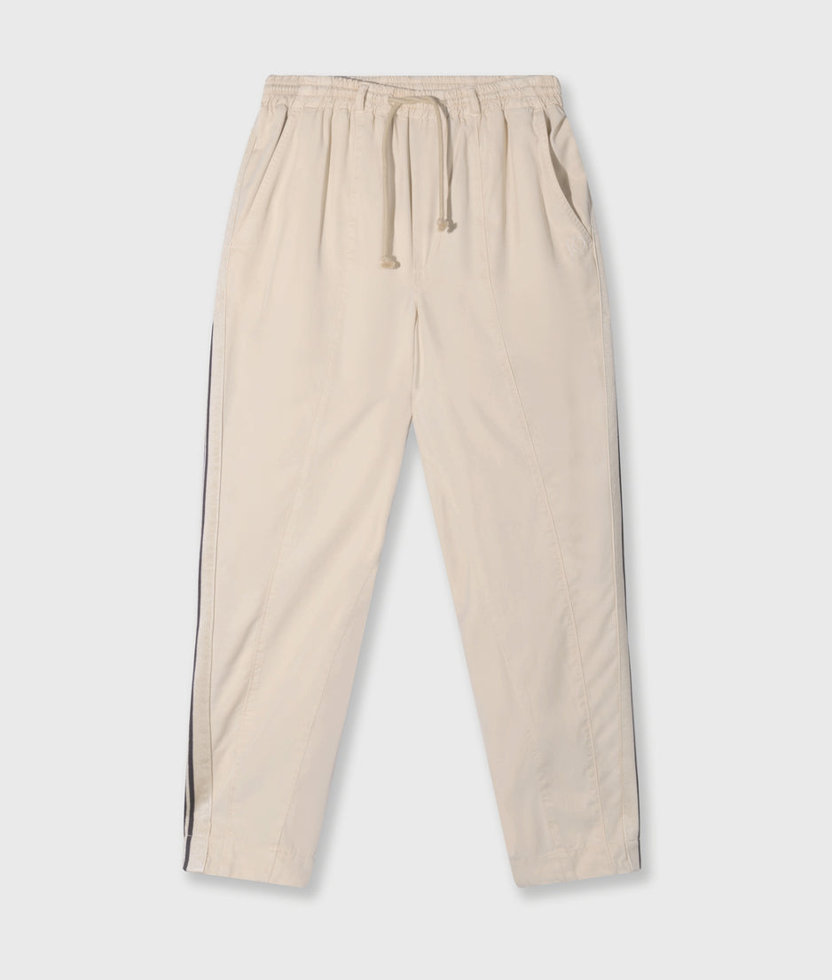 wide tapered pants tencel | light earth