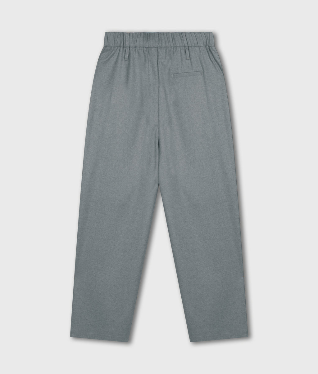 tapared pants | light grey melee