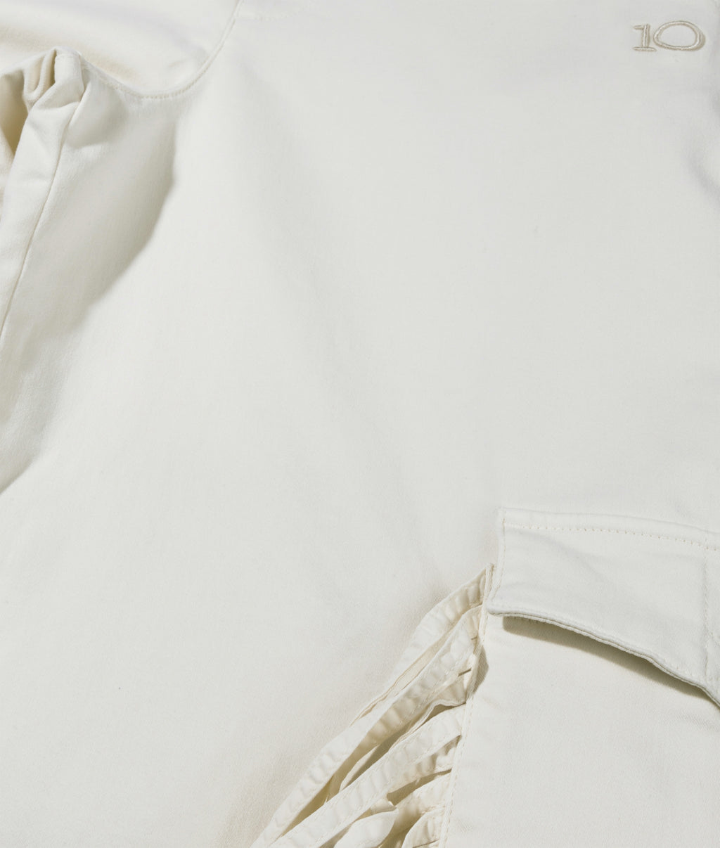 cargo broek met franjes | pearl