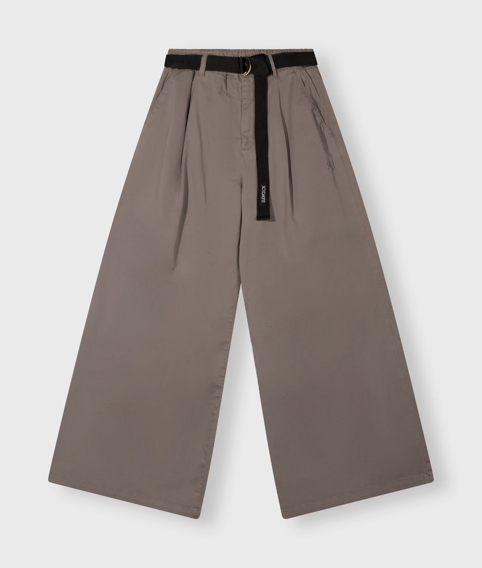 wide pants twill | moonrock