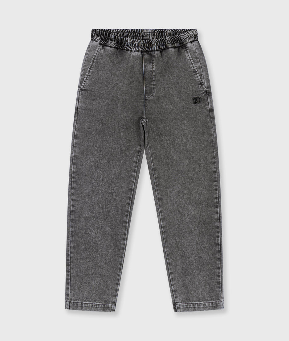 easy pants jog denim | black