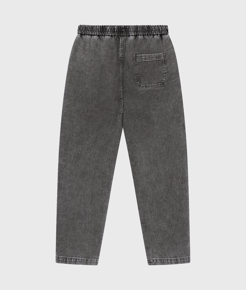 easy broek jog denim | black