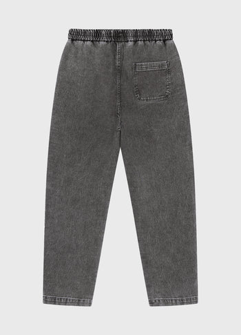 easy pants jog denim | black