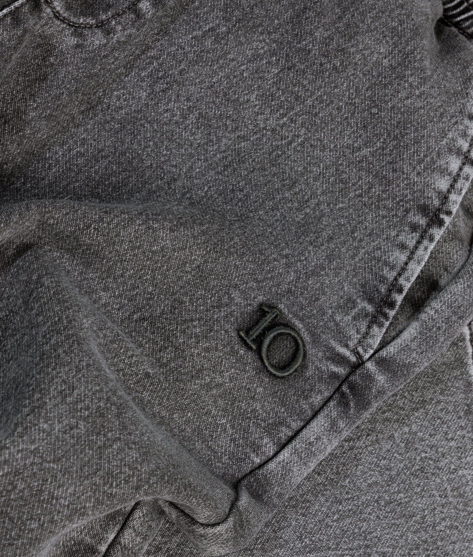 easy pants jog denim | black