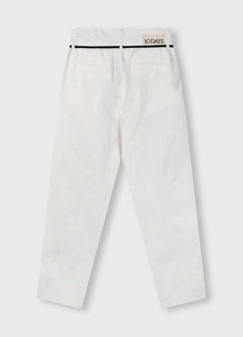paperbag pants | ecru