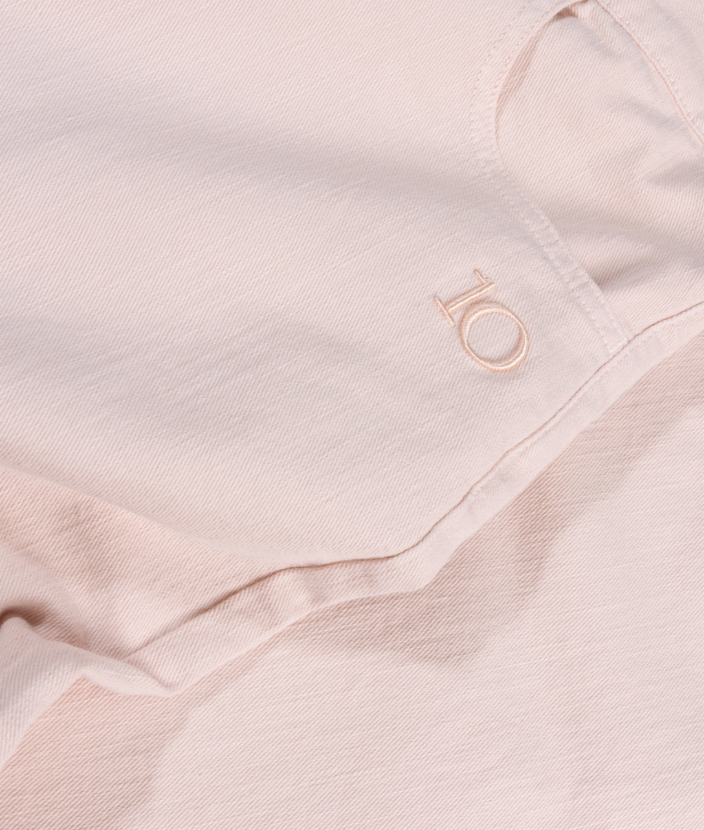 wide pants twill | powder