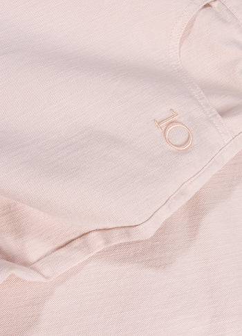 wide pants twill | powder