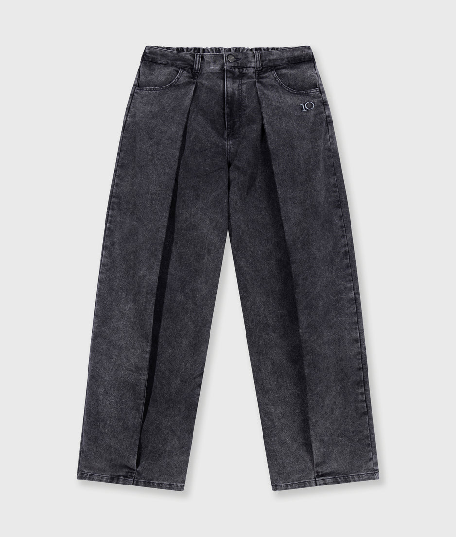Bar pants jog denim | black