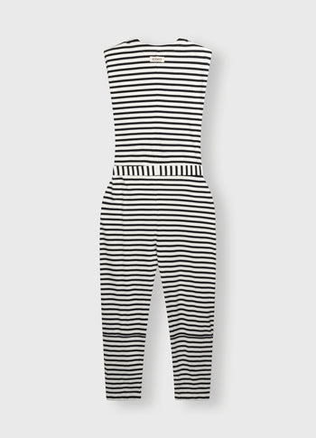 proud jumpsuit stripes | ecru/black