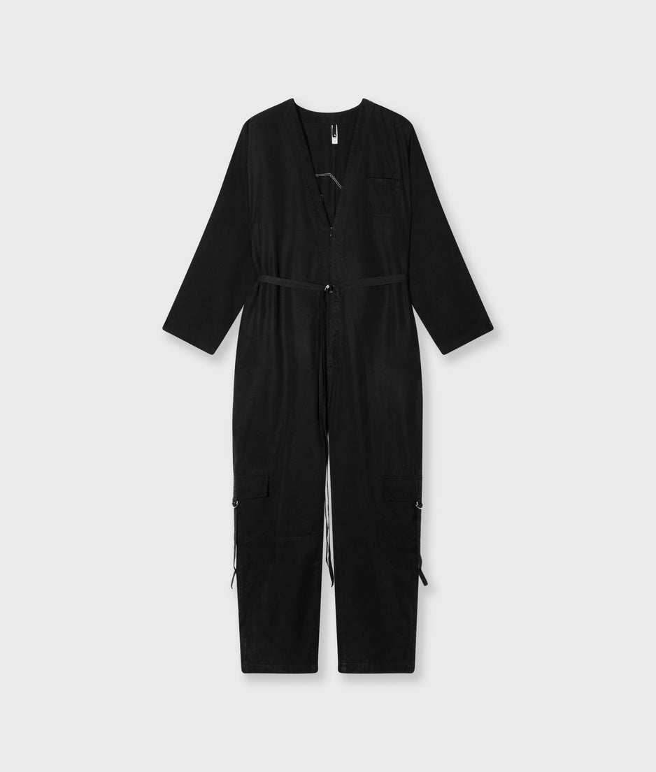 comfort jumpsuit tencel | black