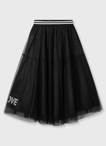 tulle skirt | black