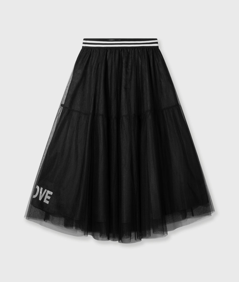 tulle skirt | black