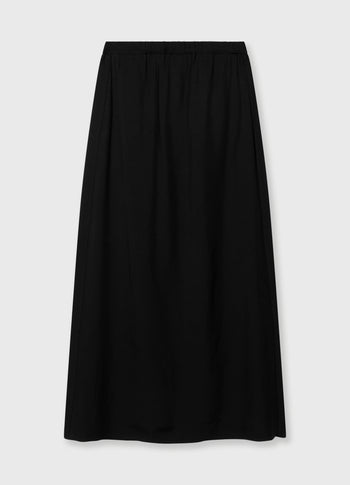 wrap skirt | black