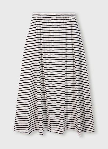 skirt stripes | ecru/black