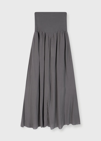 skirt dress rib waistband | oil