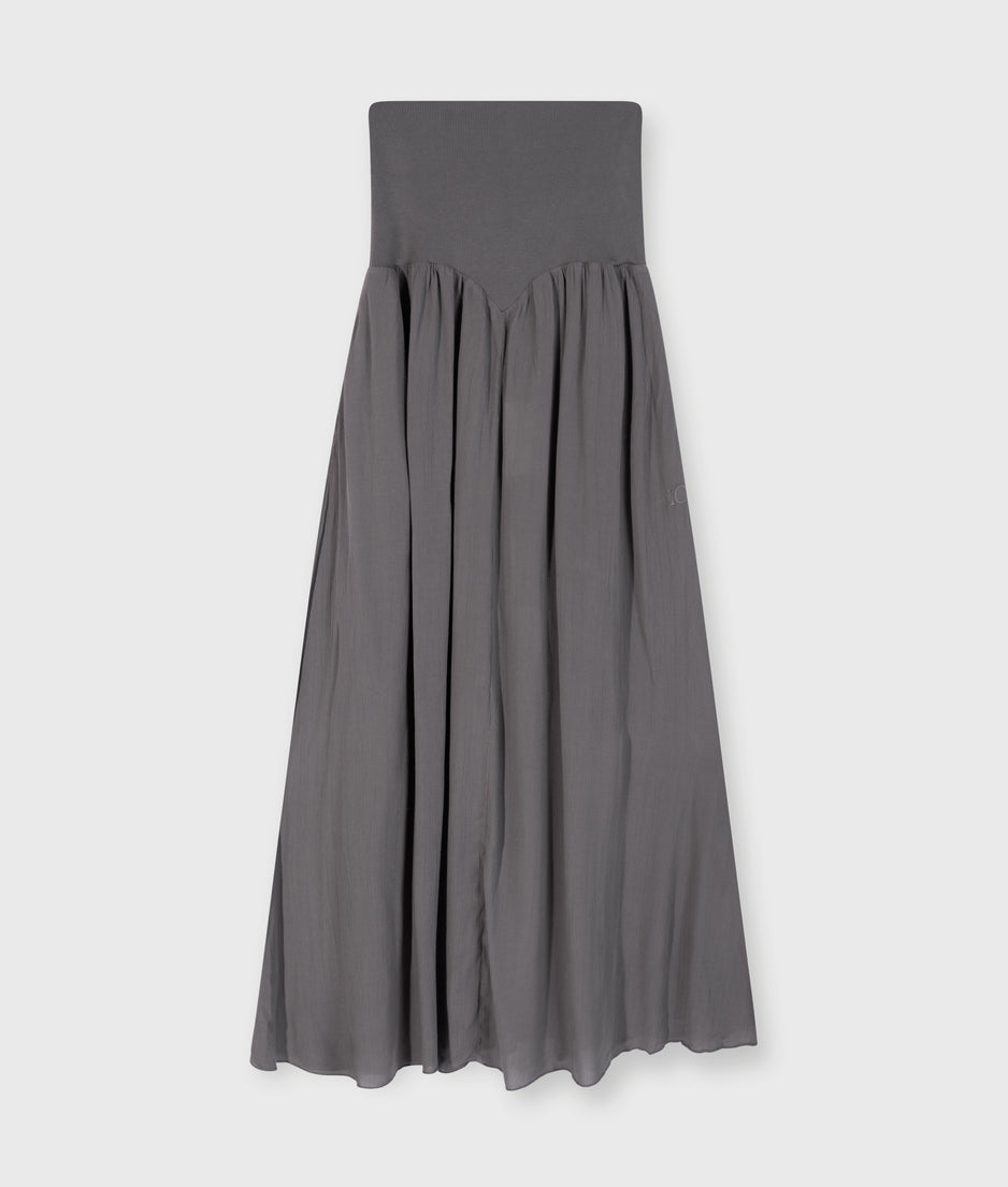 skirt dress rib waistband | oil