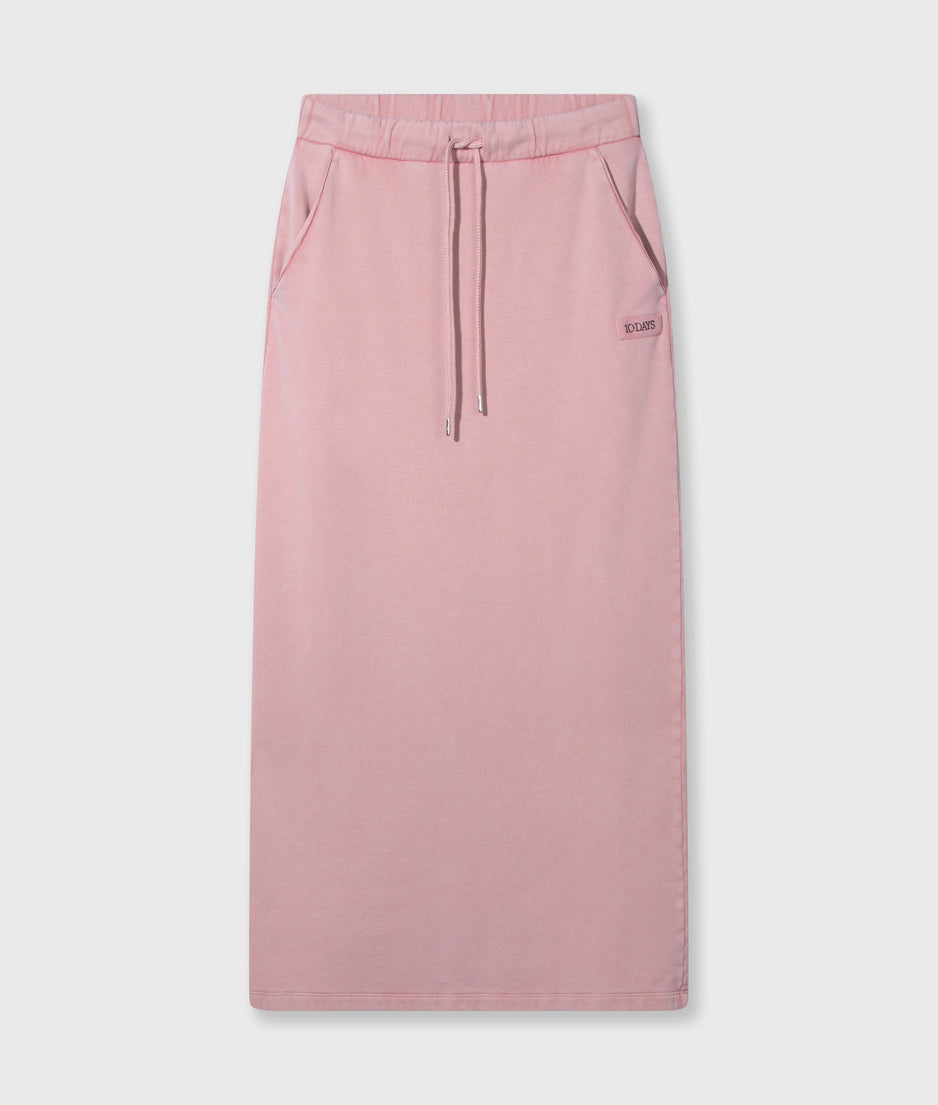 fitted skirt | raspberry