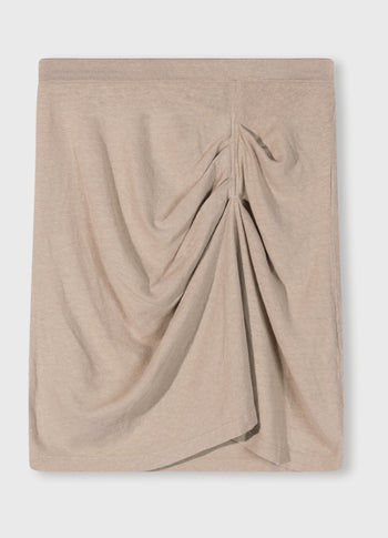 pleated skirt linen | rope