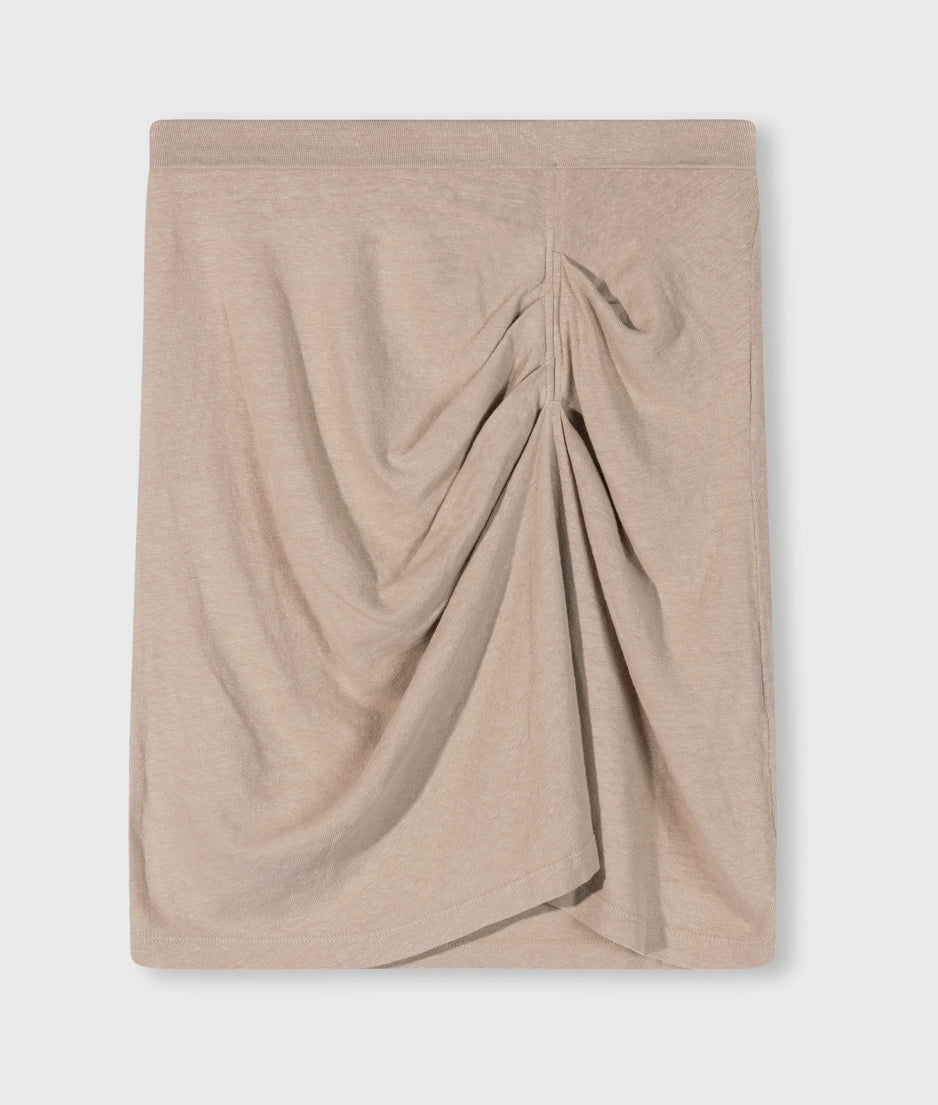 pleated skirt linen | rope