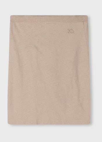 pleated skirt linen | rope