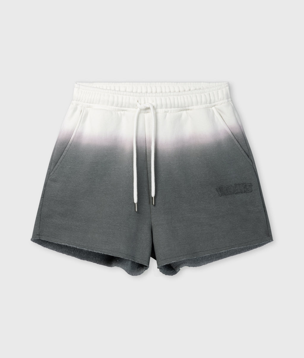 shorts dip dye | mid grey