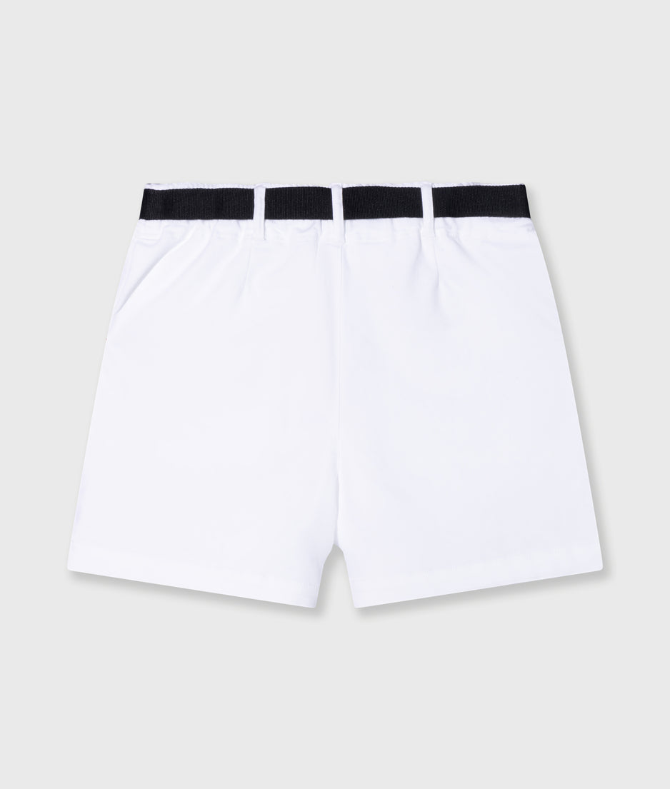 utility shorts | optic white