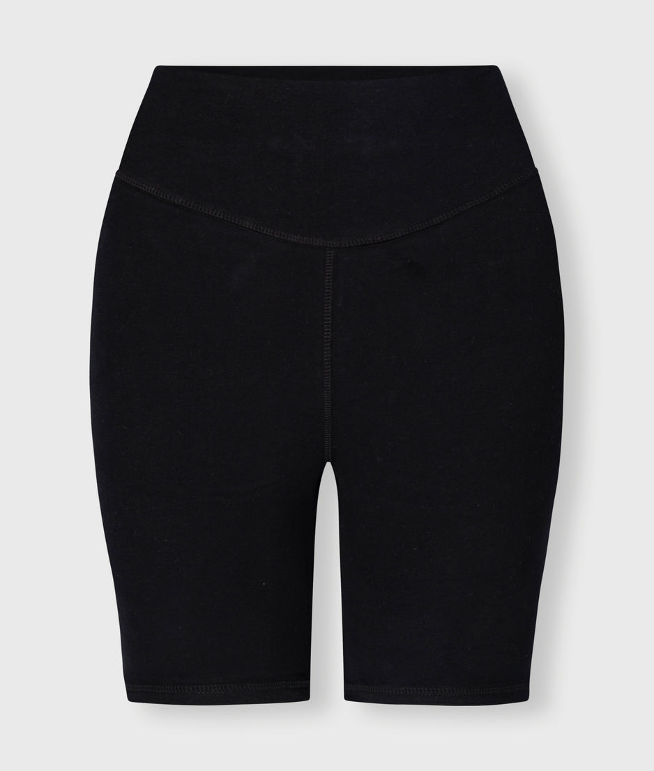 jersey cycling shorts | black