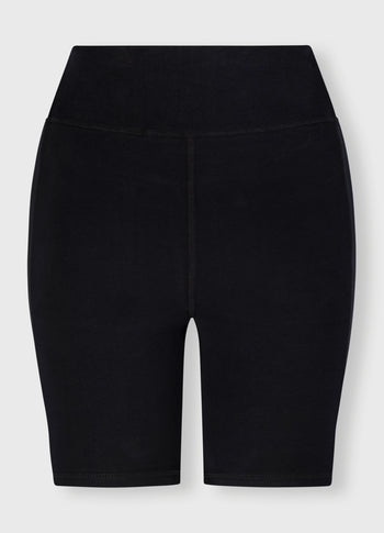 jersey cycling shorts | black