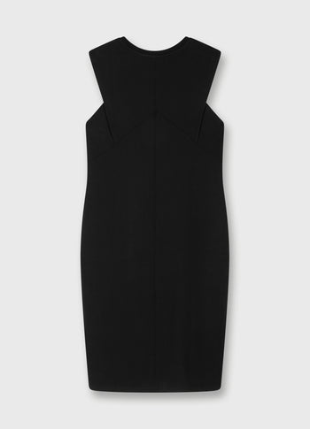 easy sleeveless dress | black