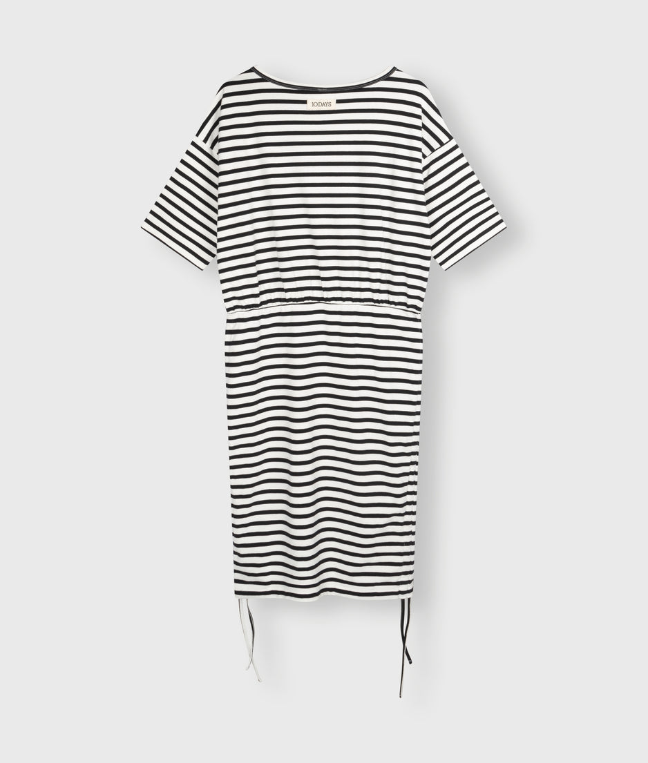 proud dress stripes | ecru/black