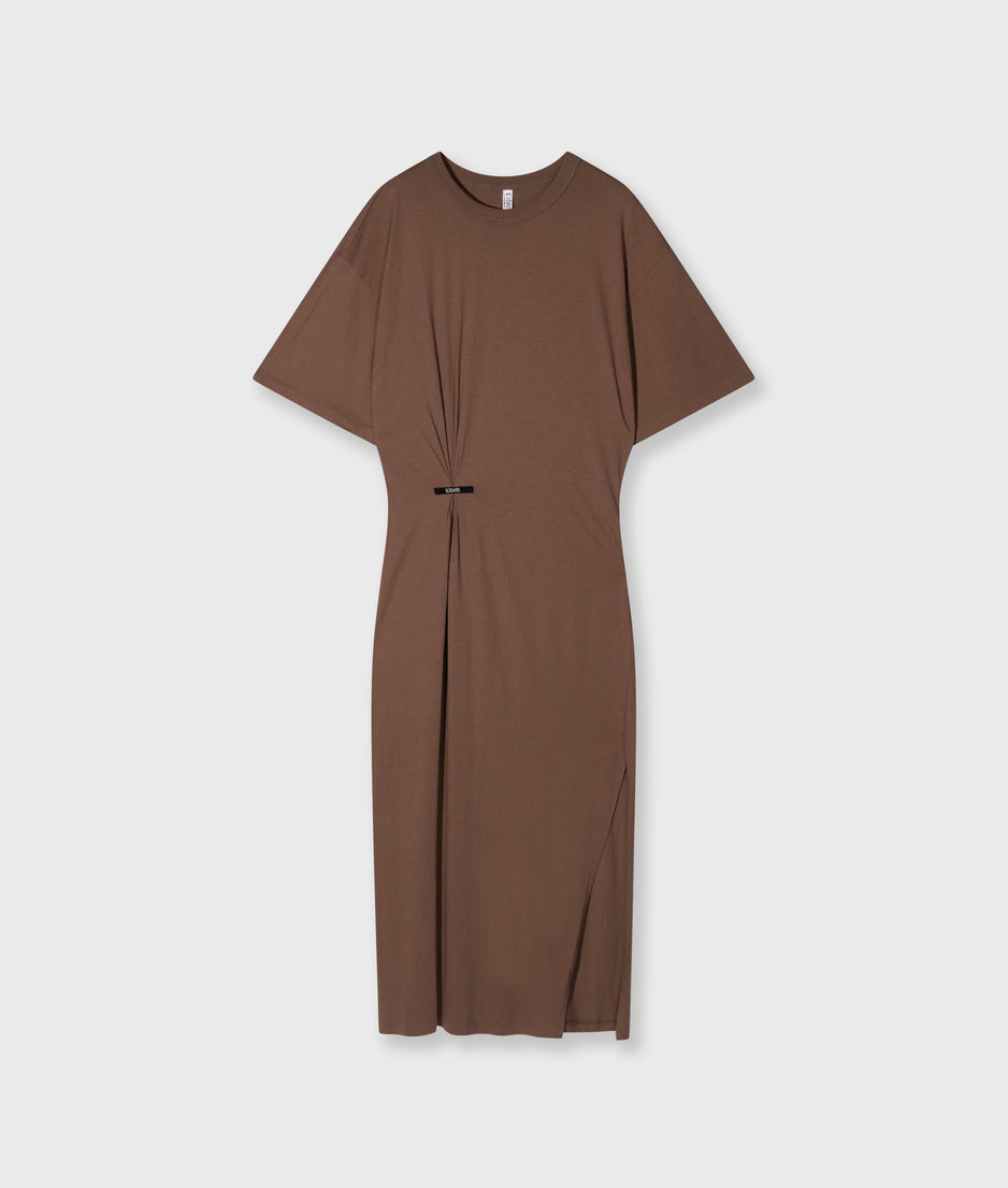 tee dress gathering | truffle
