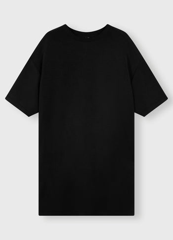 soft active tee dress | black