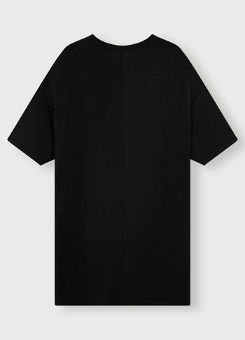soft active tee dress | black