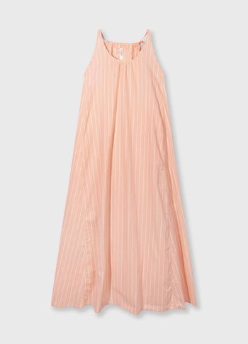 summer dress stripes | peach