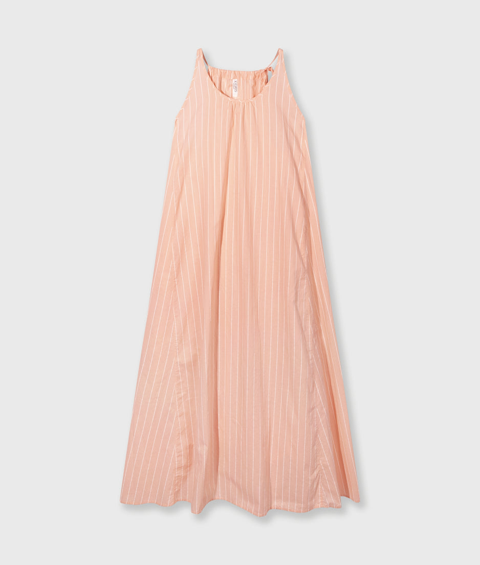 summer dress stripes | peach