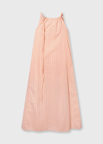 summer dress stripes | peach