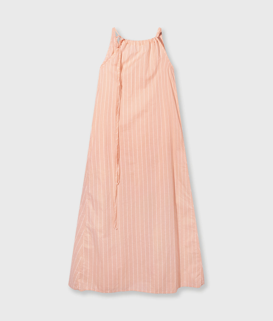 summer dress stripes | peach