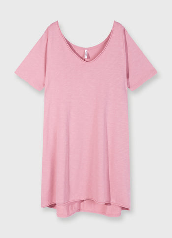 beach dress | bright raspberry