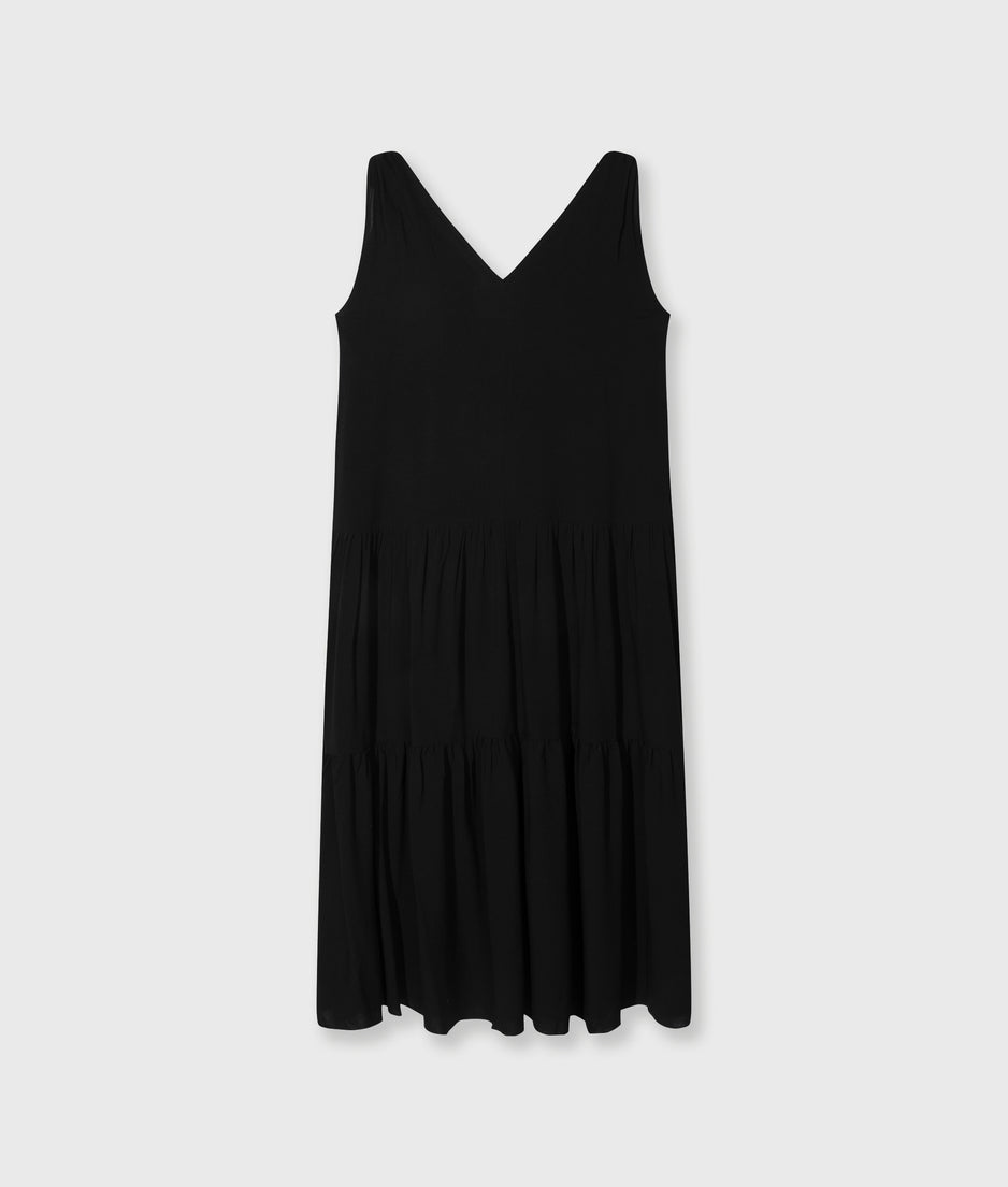 flowy maxi dress | black