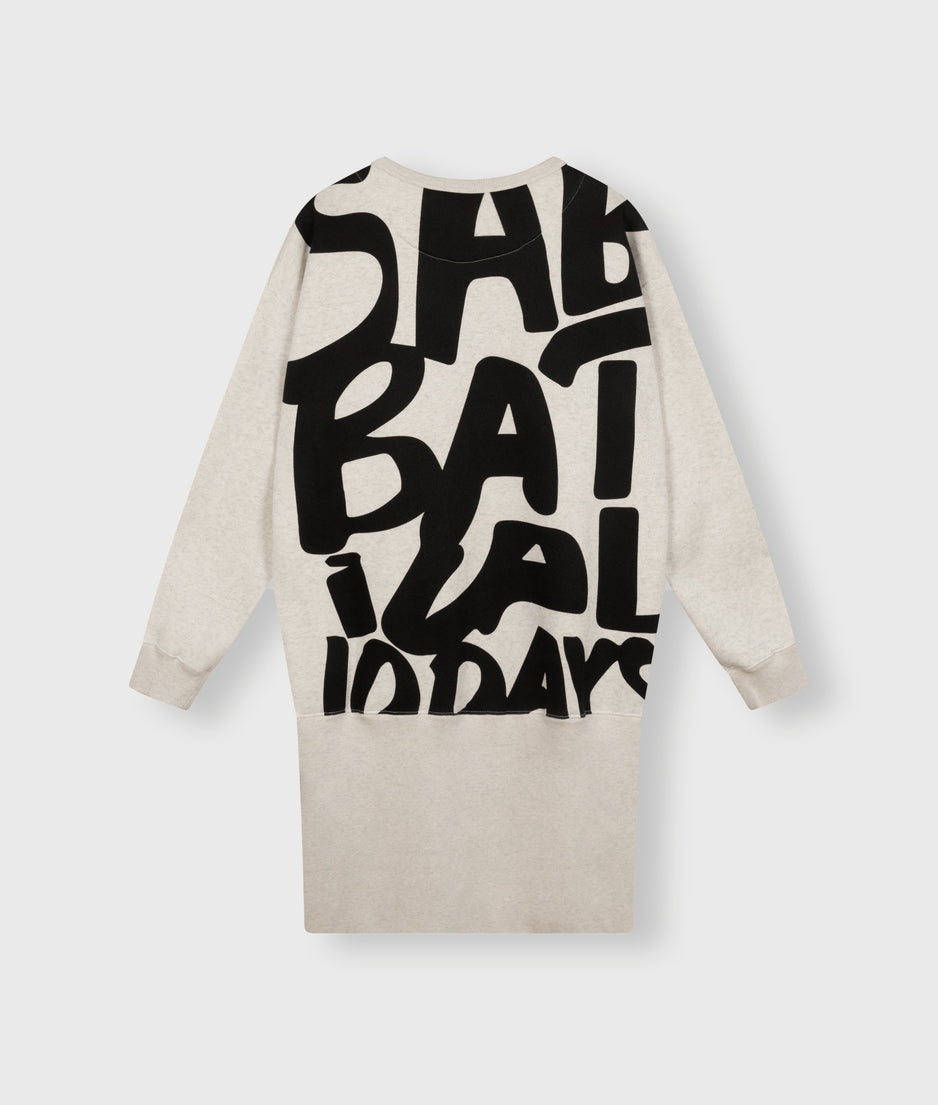 sweater dress sabbatical | soft white melee