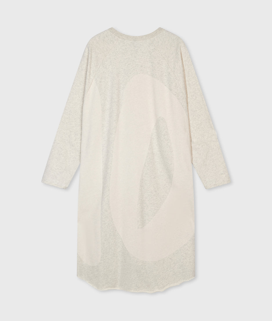 beach dress | soft white melee