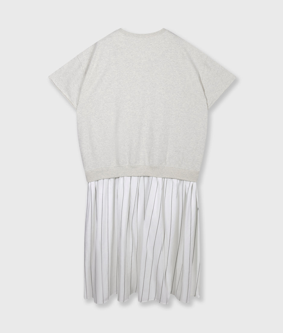 statement sweater dress | soft white melee