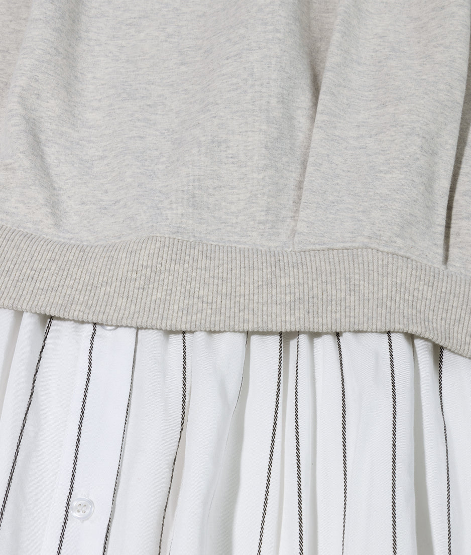 statement sweater dress | soft white melee