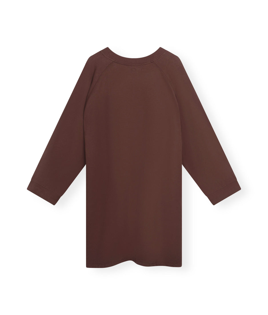 oversized sweater dress | aubergine