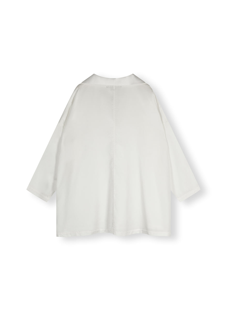 flowy blouse woven | ecru