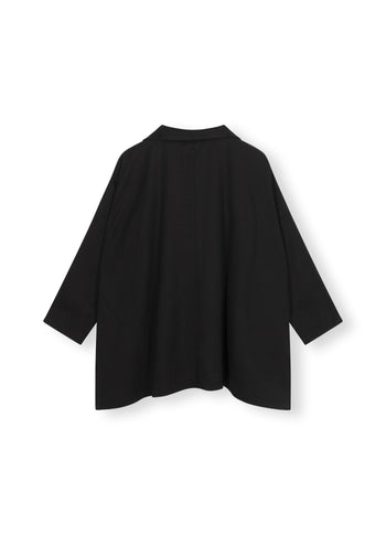 flowy blouse woven | black