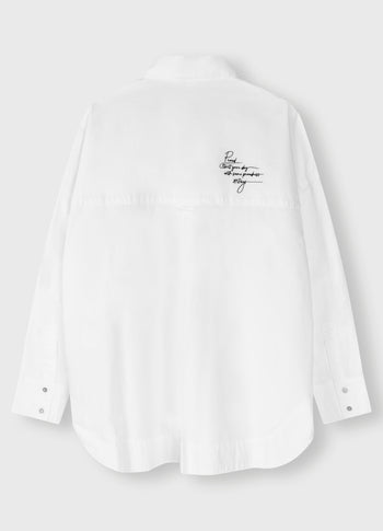 proud blouse | white