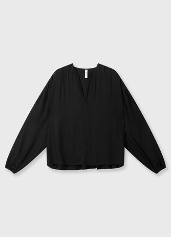 flowy blouse | black